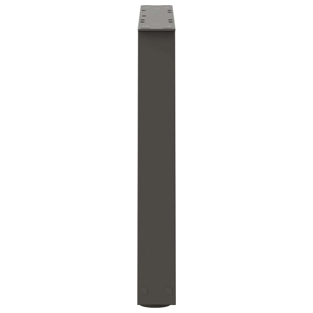 Coffee Table Legs V-Shape 2 pcs Anthracite 50x(42-43.3) cm Steel