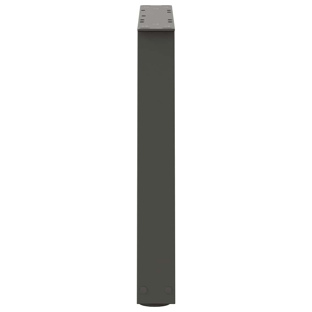 Coffee Table Legs V-Shape 2 pcs Anthracite 70x(42-43.3) cm Steel