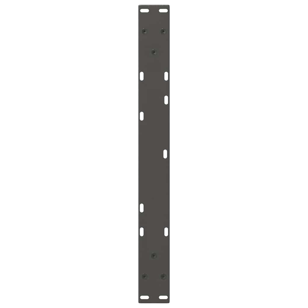 Coffee Table Legs V-Shape 2 pcs Anthracite 70x(42-43.3) cm Steel