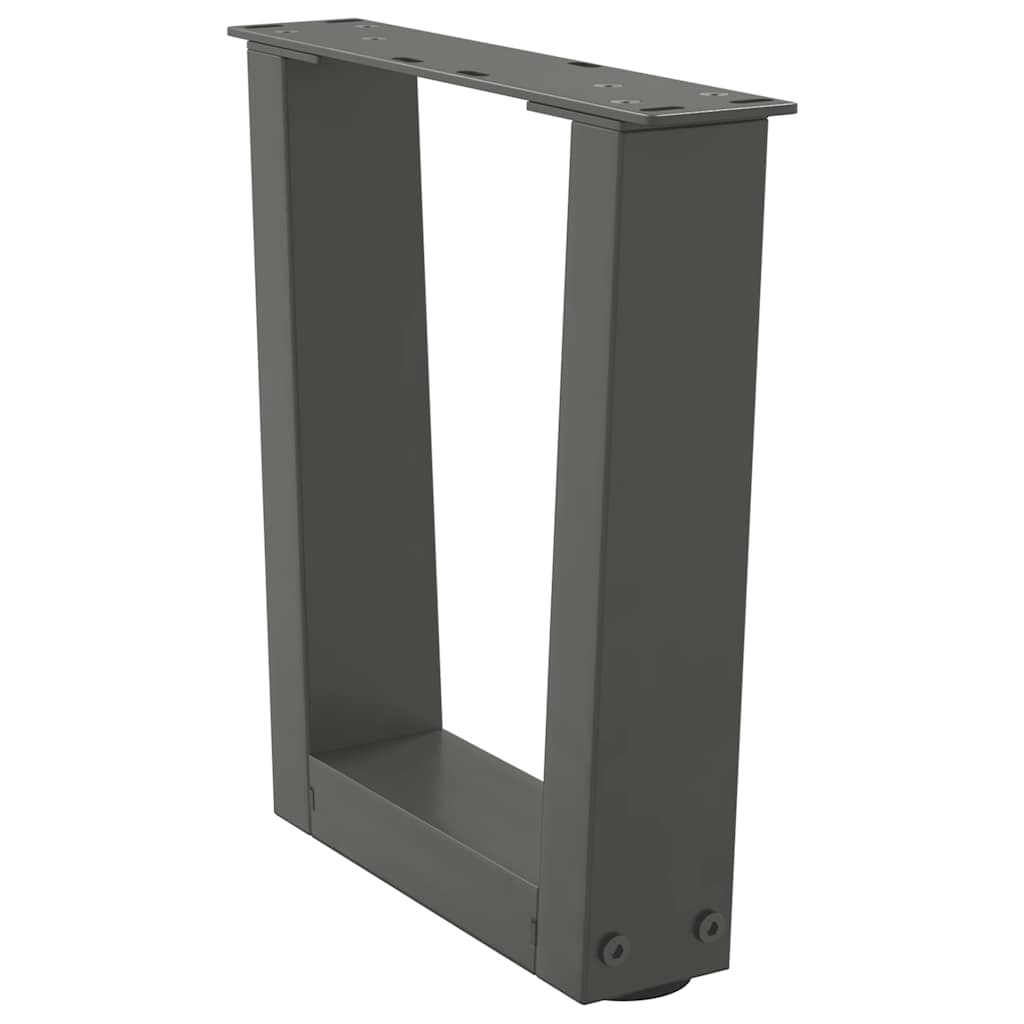 Coffee Table Legs V-Shape 2 pcs Anthracite 30x(30-31.3) cm Steel