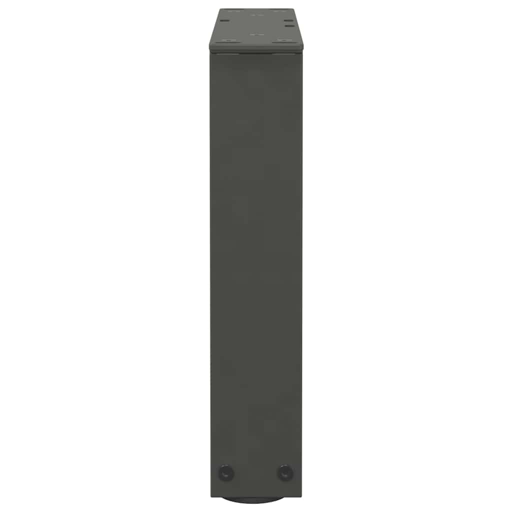 Coffee Table Legs V-Shape 2 pcs Anthracite 30x(30-31.3) cm Steel
