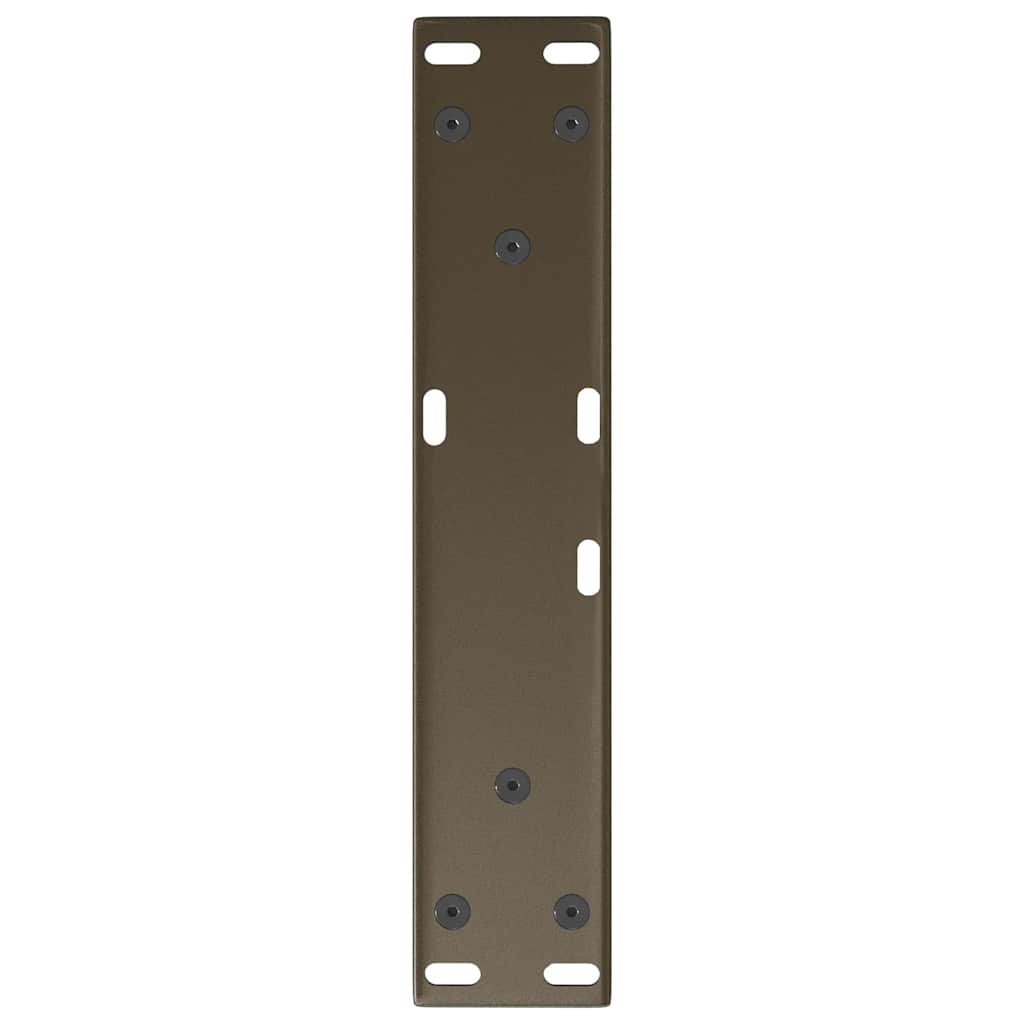 Coffee Table Legs V-Shape 2 pcs Natural Steel 40x(30-31.3) cm Steel