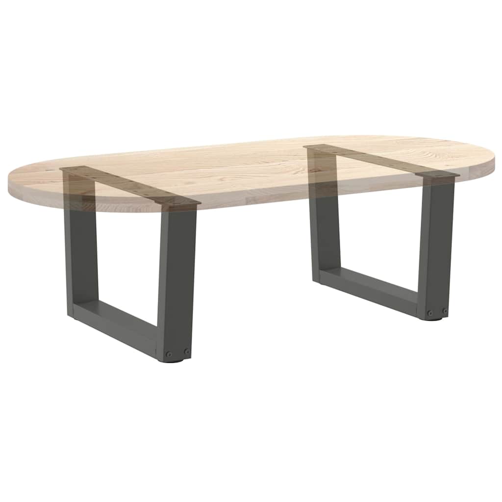 Coffee Table Legs V-Shape 2 pcs Anthracite 50x(30-31.3) cm Steel