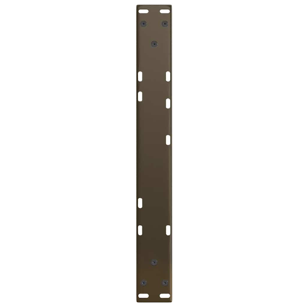 Coffee Table Legs V-Shape 2 pcs Natural Steel 50x(30-31.3) cm Steel