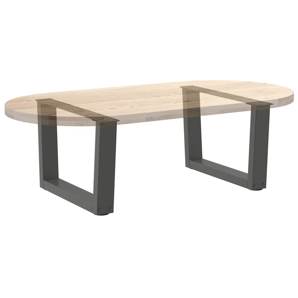 Coffee Table Legs V-Shape 2 pcs Anthracite 60x(30-31.3) cm Steel