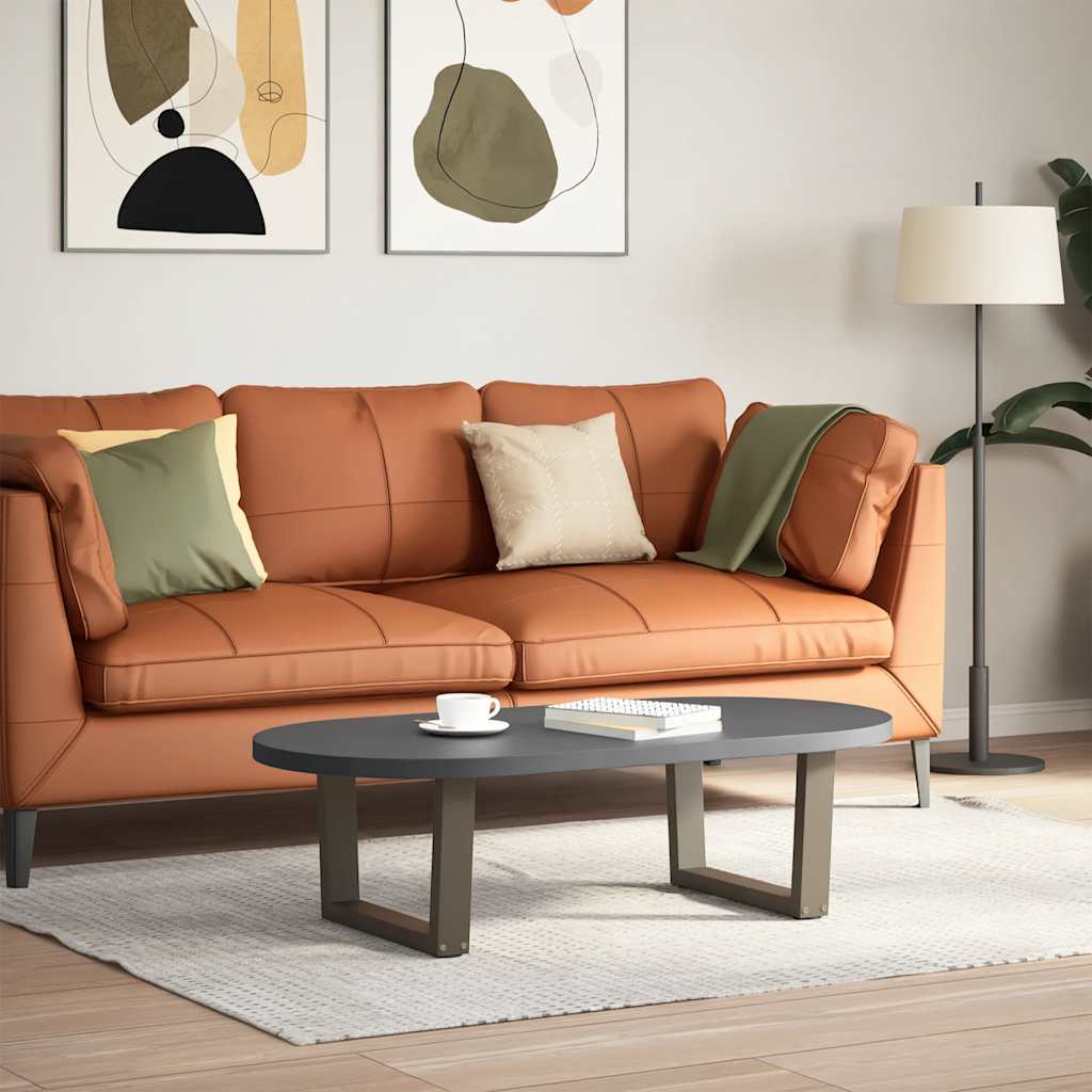 Coffee Table Legs V-Shape 2 pcs Natural Steel 60x(30-31.3) cm Steel