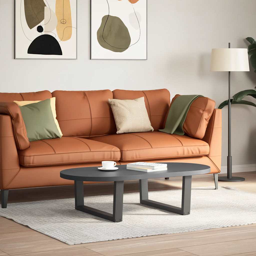 Coffee Table Legs V-Shape 2 pcs Anthracite 70x(30-31.3) cm Steel