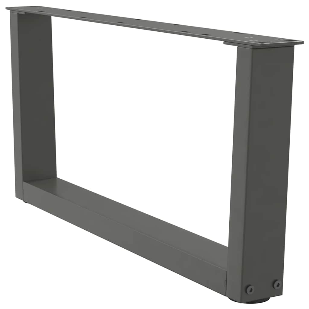Coffee Table Legs V-Shape 2 pcs Anthracite 70x(30-31.3) cm Steel