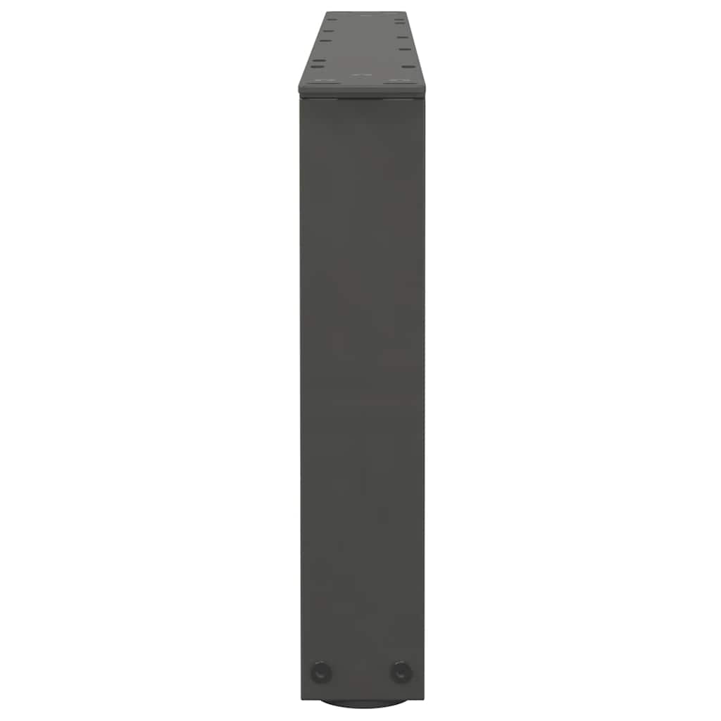 Coffee Table Legs V-Shape 2 pcs Anthracite 70x(30-31.3) cm Steel