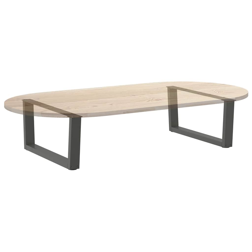 Coffee Table Legs V-Shape 2 pcs Anthracite 70x(30-31.3) cm Steel
