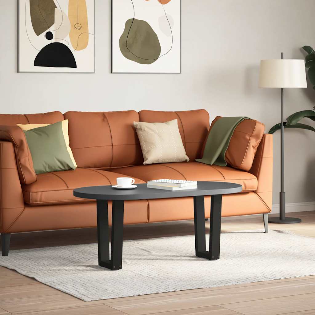 Coffee Table Legs V-Shape 2 pcs Black 28x(42-43.3) cm Steel