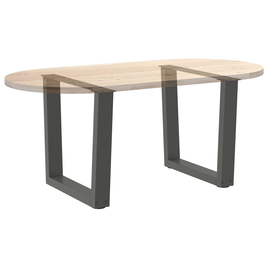 Coffee Table Legs V-Shape 2 pcs Anthracite 50x(42-43.3) cm Steel