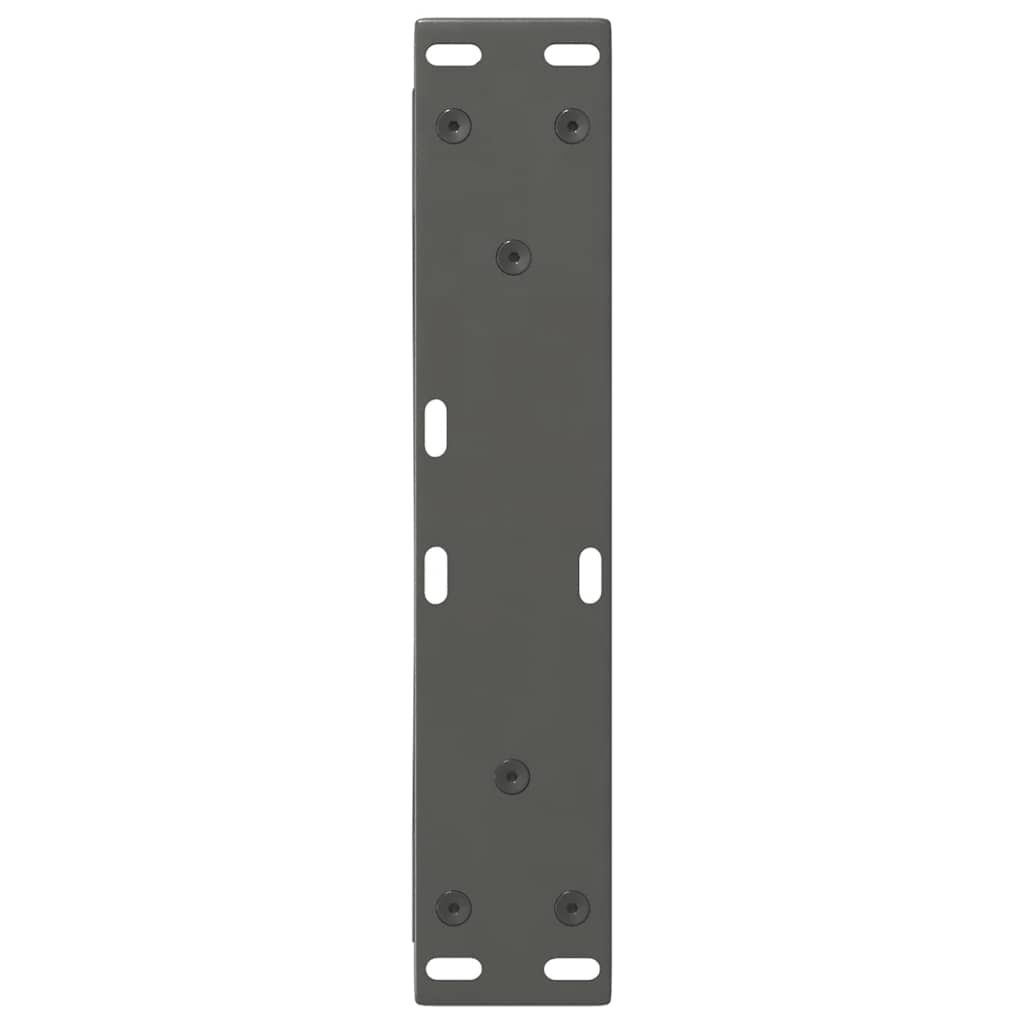 Coffee Table Legs 2 pcs Anthracite 30x(30-31.3) cm Steel