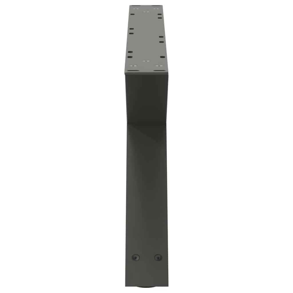 Coffee Table Legs 2 pcs Anthracite 70x(30-31.3) cm Steel