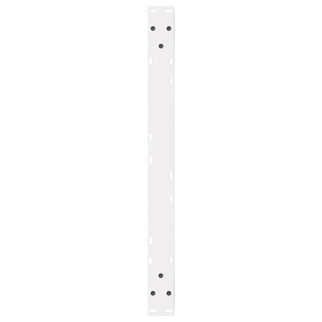 Coffee Table Legs 2 pcs White 70x(42-43.3) cm Steel
