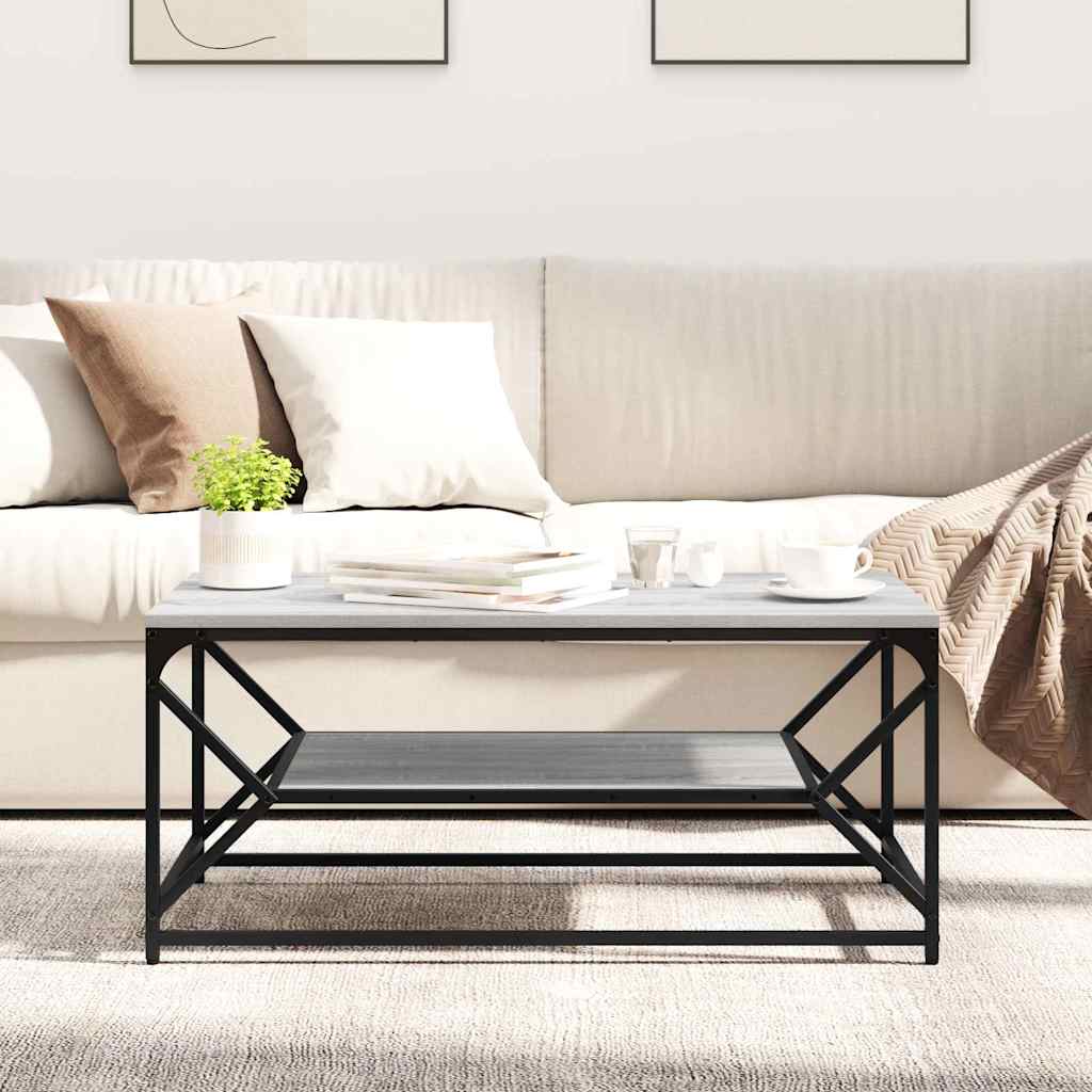Coffee Table Grey sonoma 90 x 50 x 40 cm