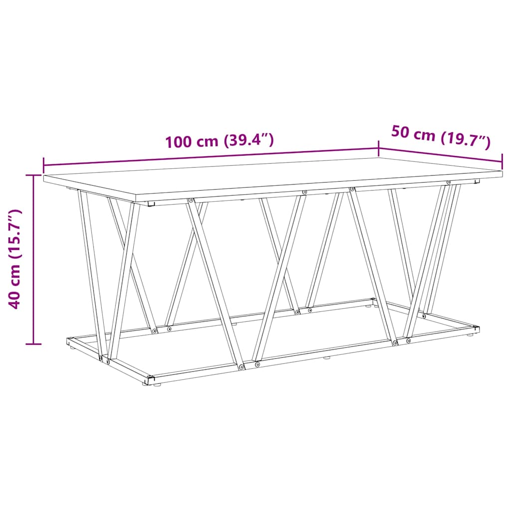 Coffee Table Old wood 100 x 50 x 40 cm