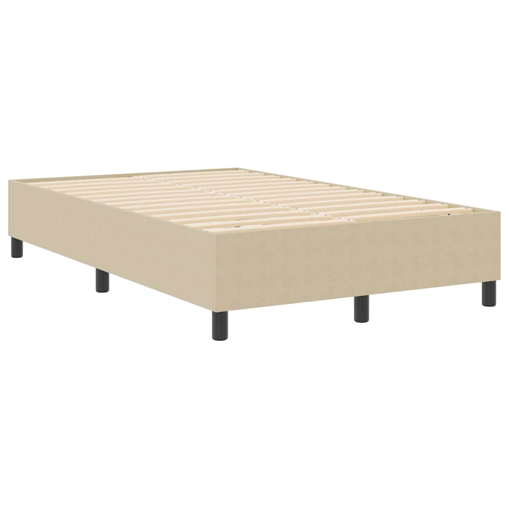 Box Spring Bed Grey Green 120 x 200 cm Corduroy fabric