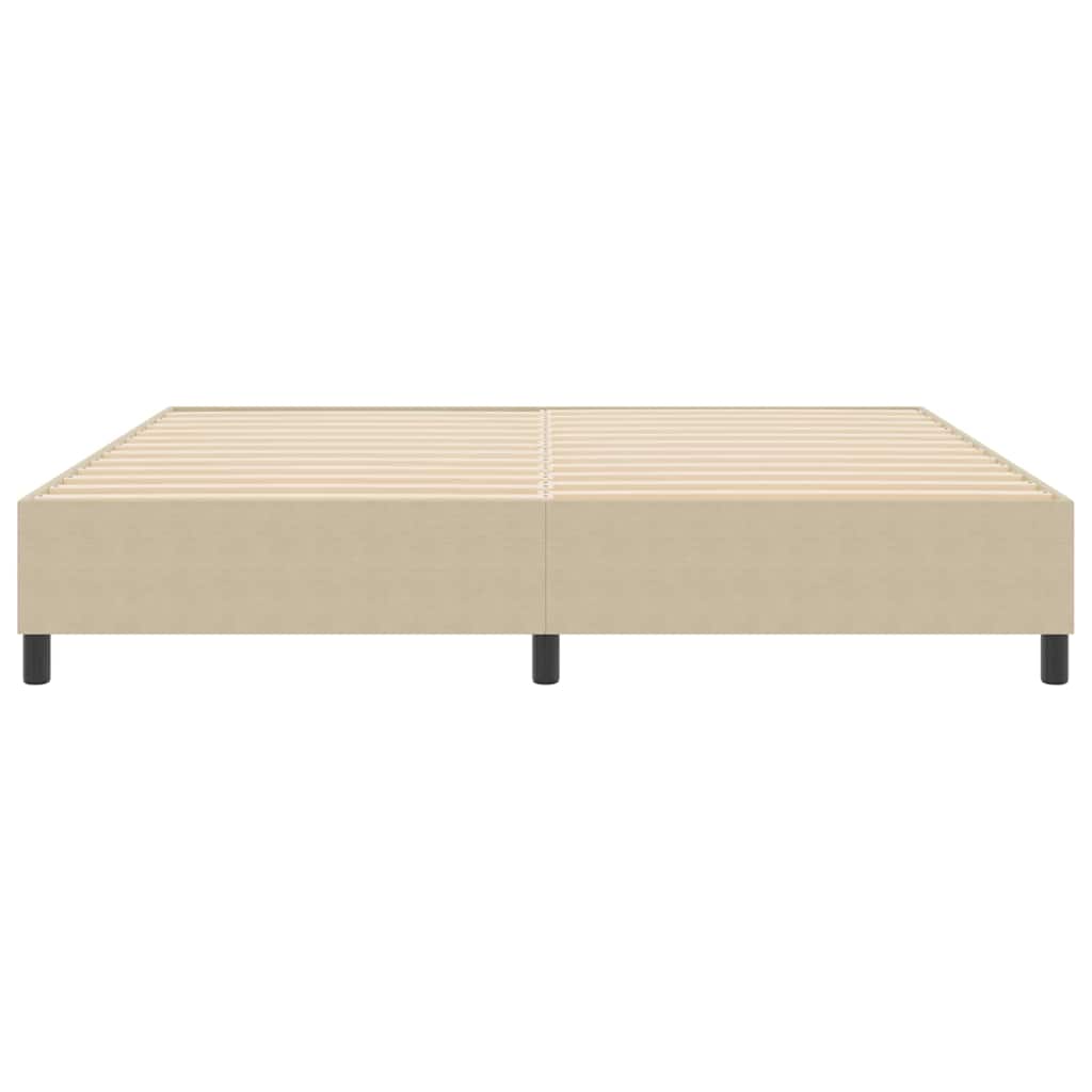 Box Spring Bed Grey Green 200 x 200 cm Corduroy fabric
