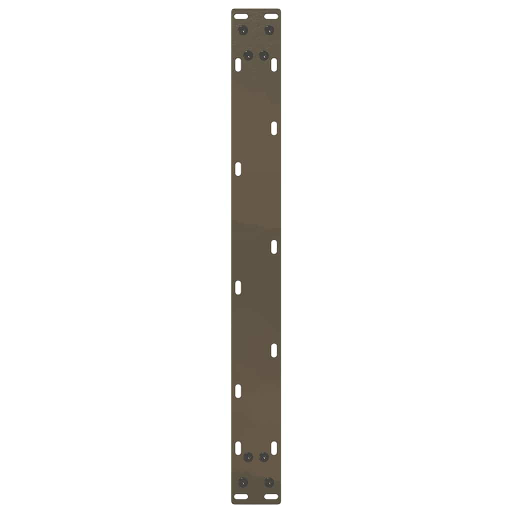 Coffee Table Legs U-Shaped 2 pcs Natural Steel 70x(30-31) cm Steel