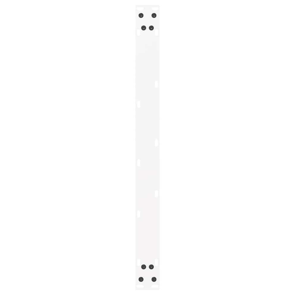Coffee Table Legs U-Shaped 2 pcs White 60x(42-43) cm Steel