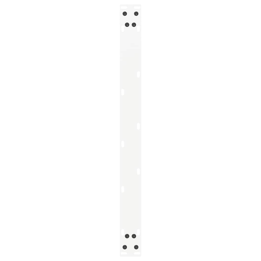 Coffee Table Legs U-Shaped 2 pcs White 70x(42-43) cm Steel