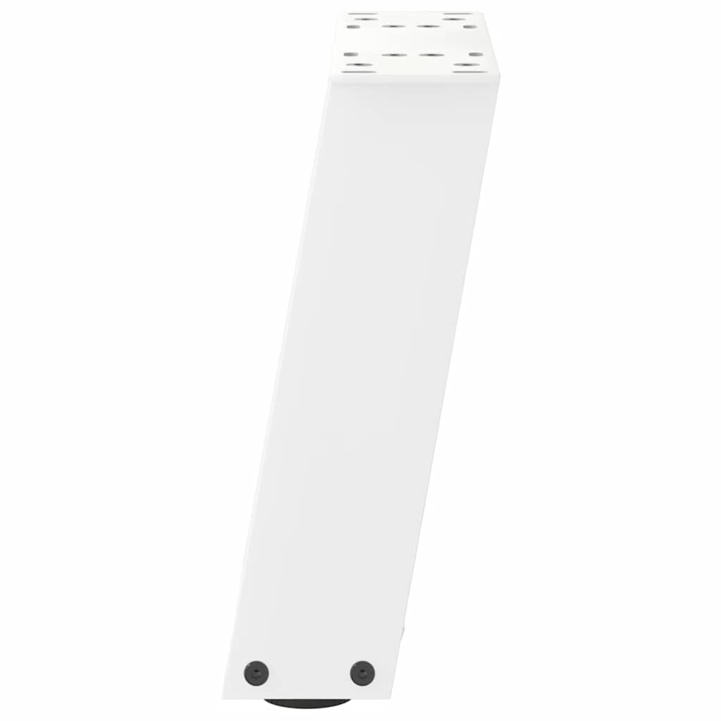 Coffee Table Legs U-Shaped 2 pcs White 30x(30-31) cm Steel