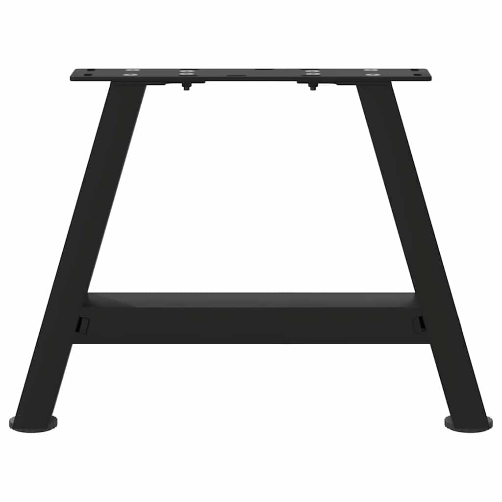Coffee Table Legs A-Shaped 2 pcs Black 40x(30-31) cm Steel