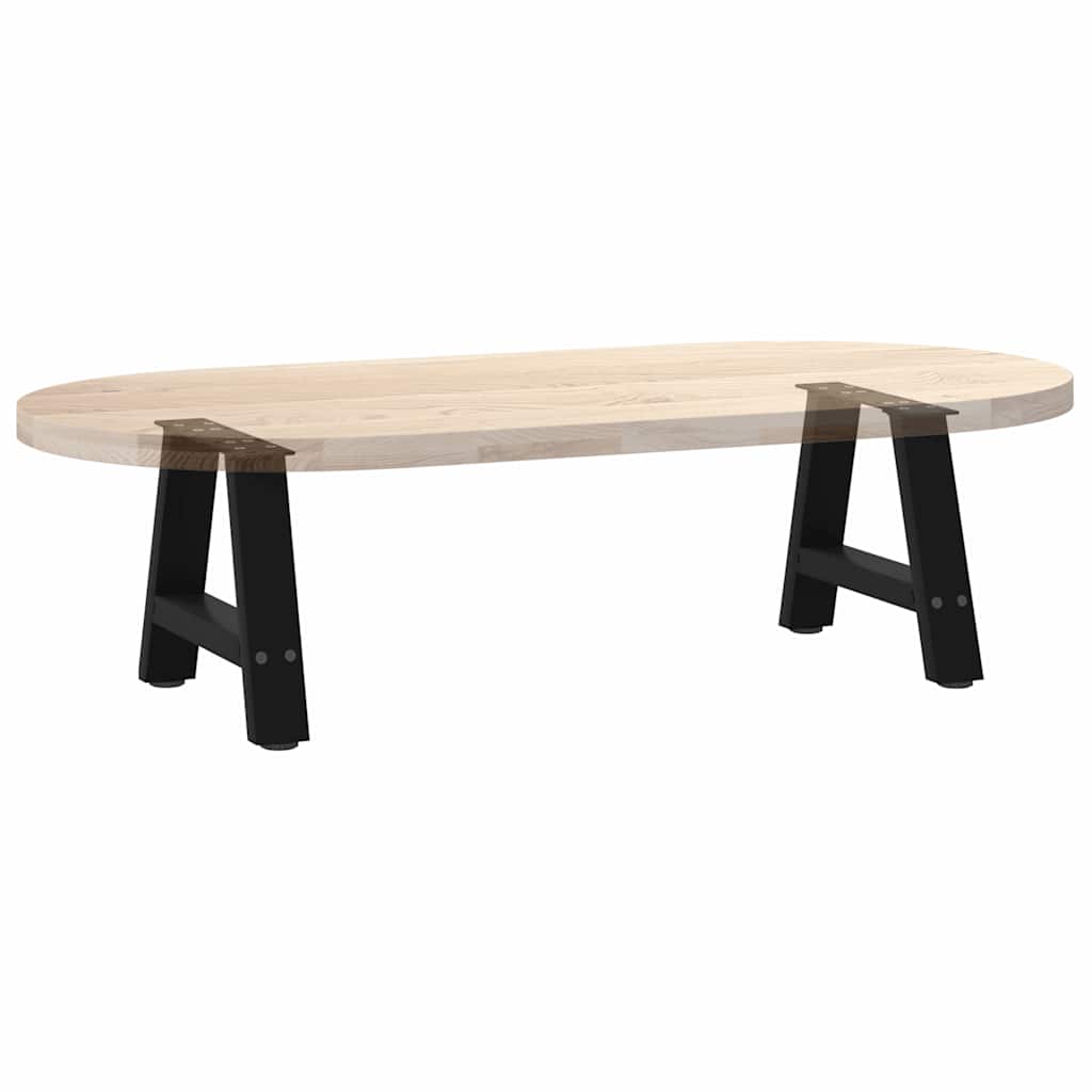 Coffee Table Legs A-Shaped 2 pcs Black 40x(30-31) cm Steel