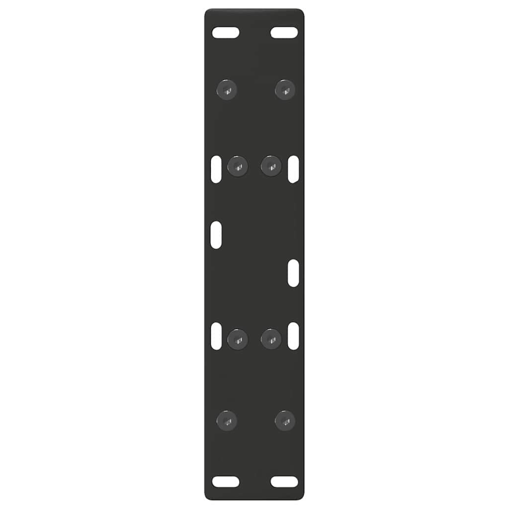 Coffee Table Legs A-Shaped 2 pcs Black 50x(30-31) cm Steel