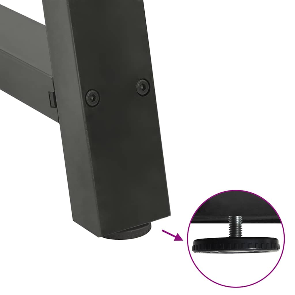 Coffee Table Legs A-Shaped 2 pcs Anthracite 50x(30-31) cm Steel