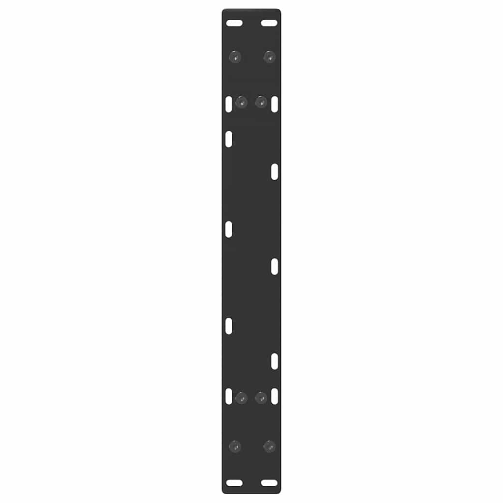 Coffee Table Legs A-Shaped 2 pcs Black 60x(30-31) cm Steel