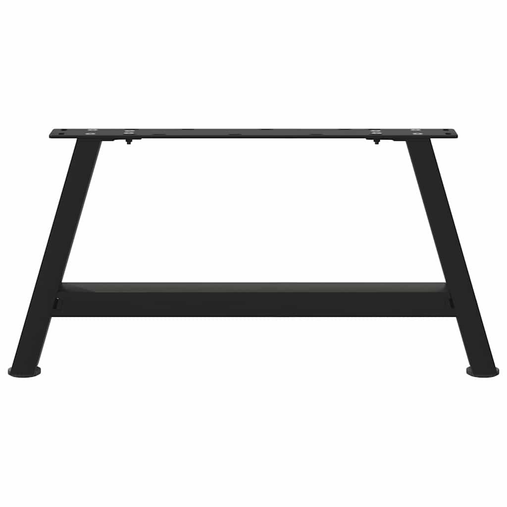 Coffee Table Legs A-Shaped 2 pcs Black 70x(30-31) cm Steel