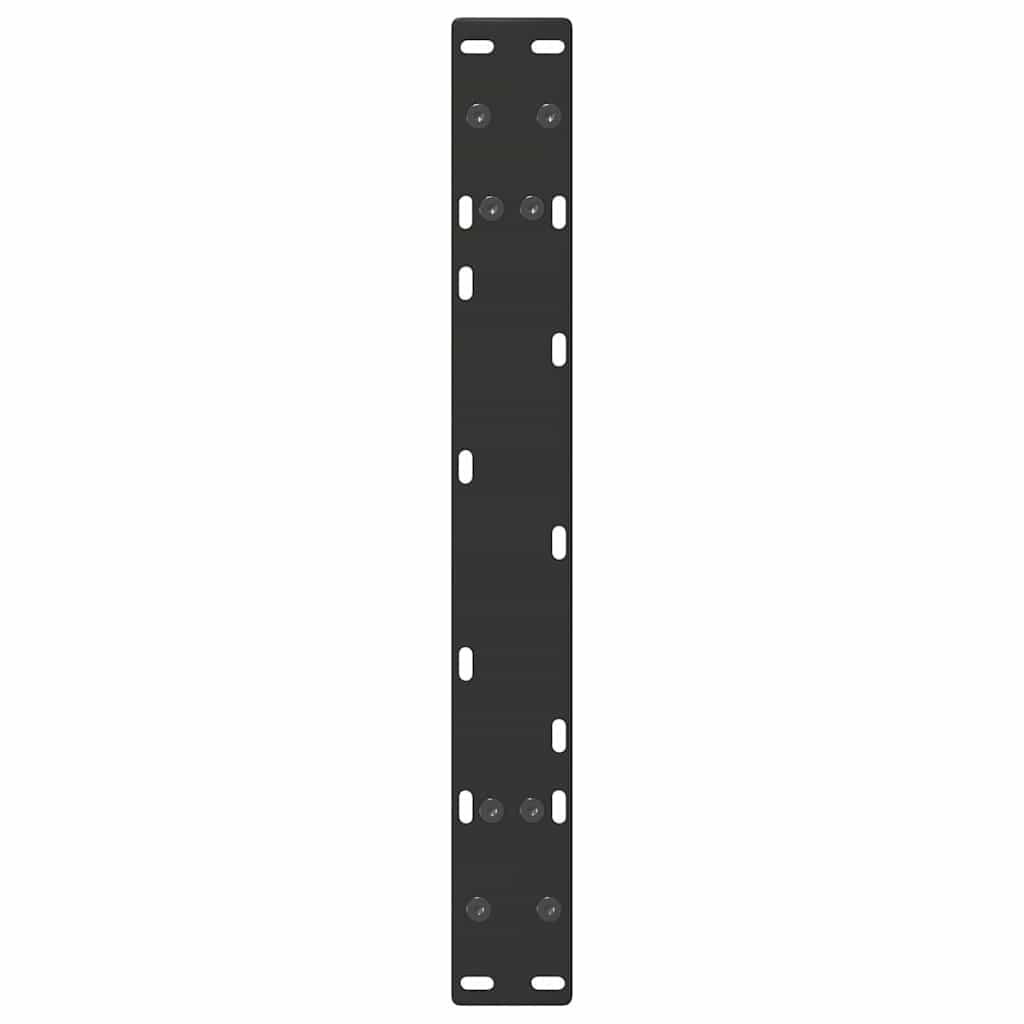 Coffee Table Legs A-Shaped 2 pcs Black 70x(30-31) cm Steel