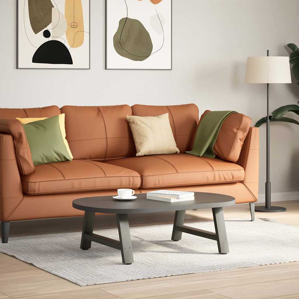 Coffee Table Legs A-Shaped 2 pcs Anthracite 70x(30-31) cm Steel