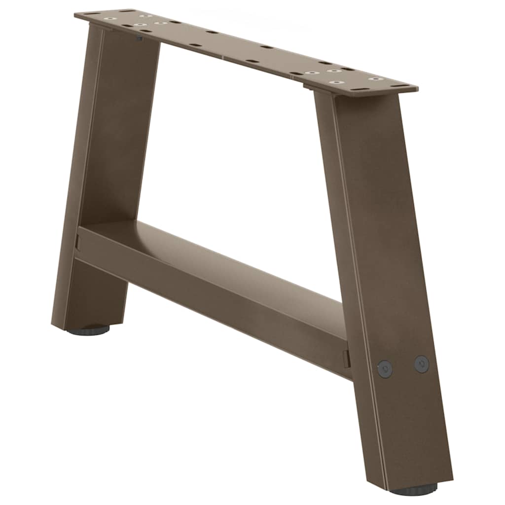 Coffee Table Legs A-Shaped 2 pcs 70x(30-31) cm Steel