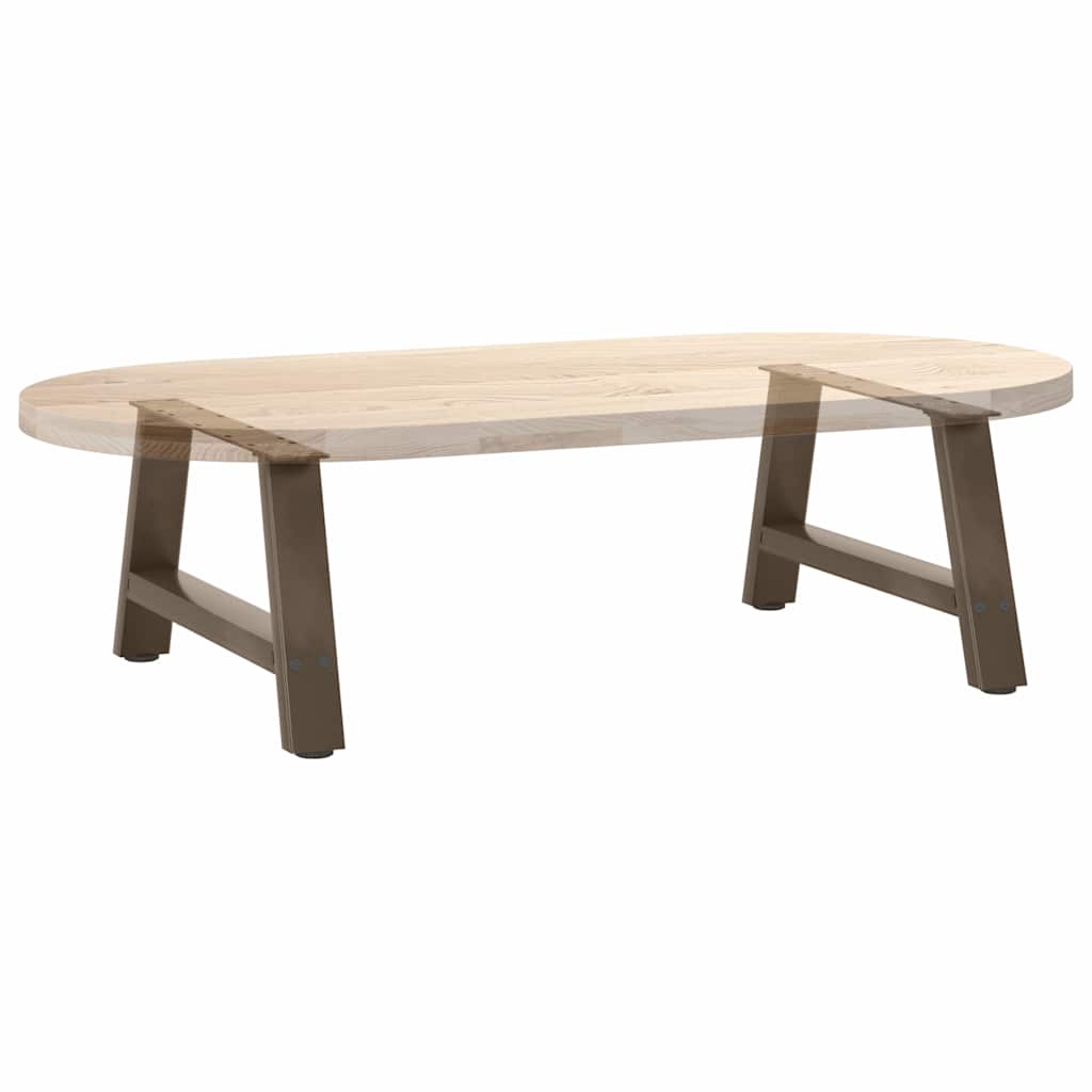Coffee Table Legs A-Shaped 2 pcs 70x(30-31) cm Steel