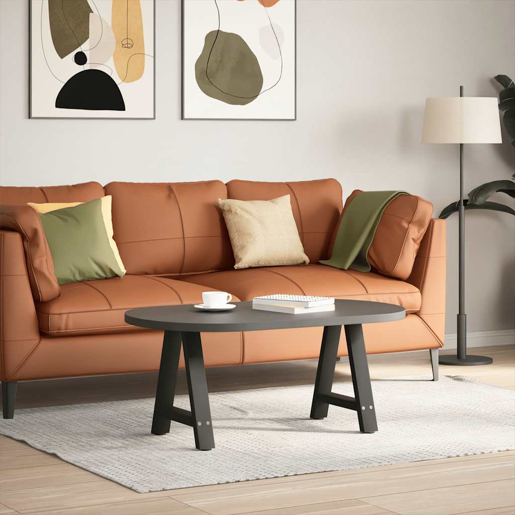 Coffee Table Legs A-Shaped 2 pcs Black 38x(42-43) cm Steel