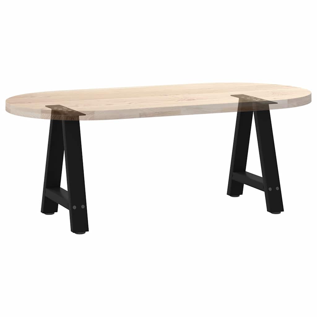 Coffee Table Legs A-Shaped 2 pcs Black 38x(42-43) cm Steel