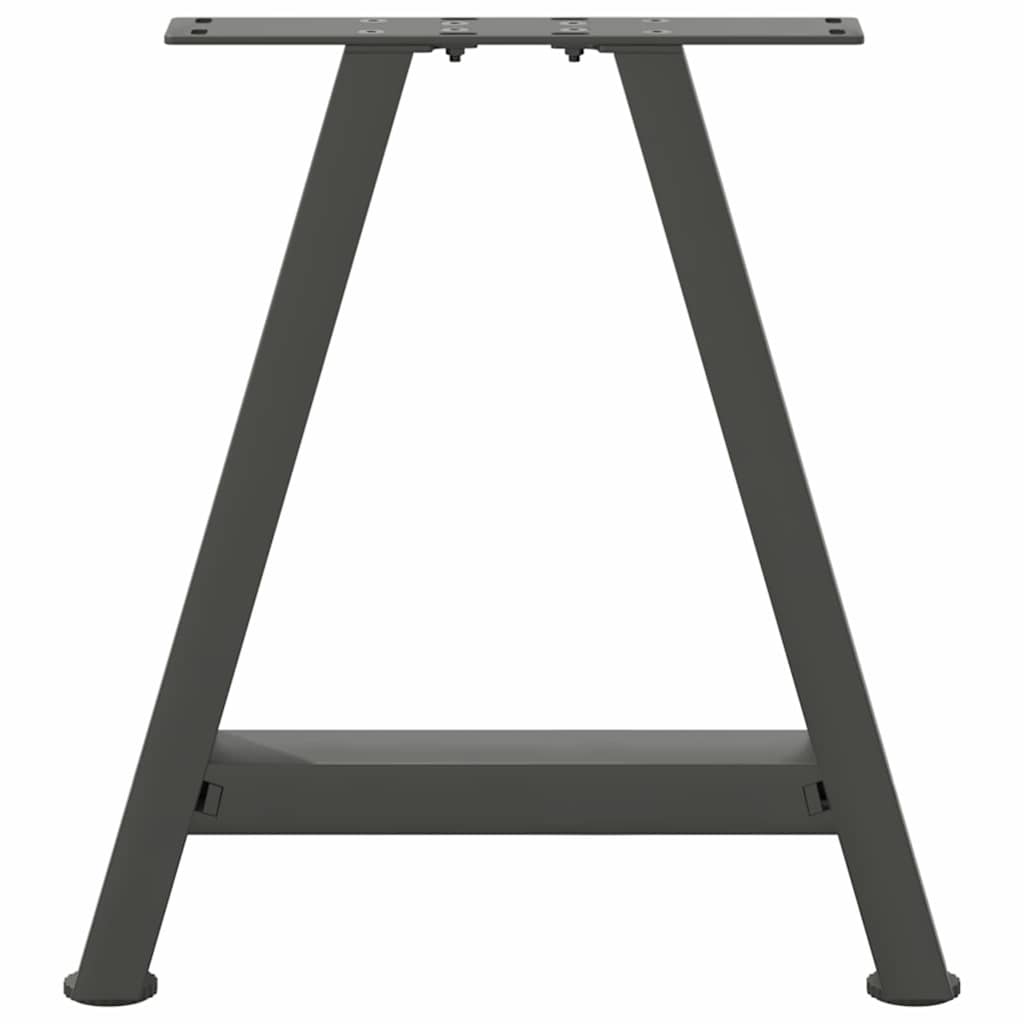 Coffee Table Legs A-Shaped 2 pcs Anthracite 38x(42-43) cm Steel