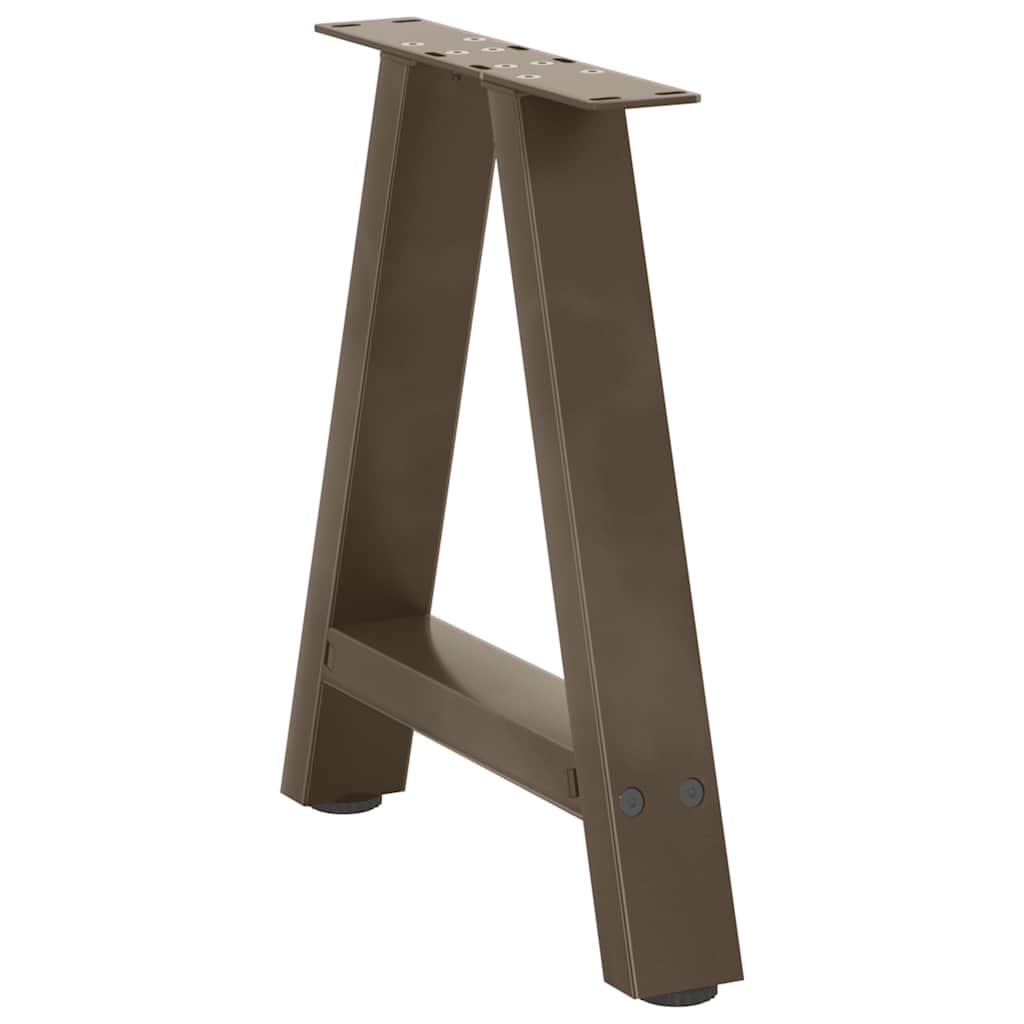 Coffee Table Legs A-Shaped 2 pcs 38x(42-43) cm Steel