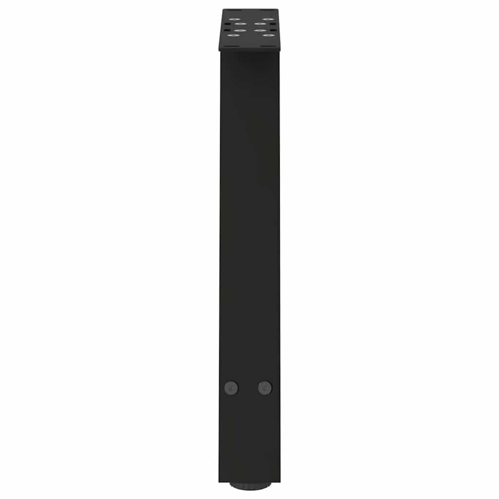 Coffee Table Legs A-Shaped 2 pcs Black 50x(42-43) cm Steel