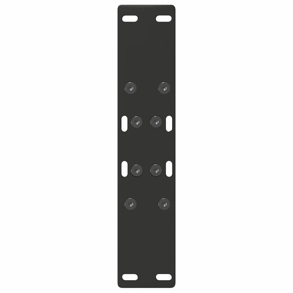Coffee Table Legs A-Shaped 2 pcs Black 50x(42-43) cm Steel