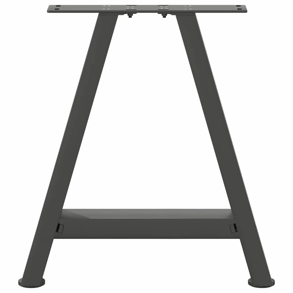 Coffee Table Legs A-Shaped 2 pcs Anthracite 50x(42-43) cm Steel