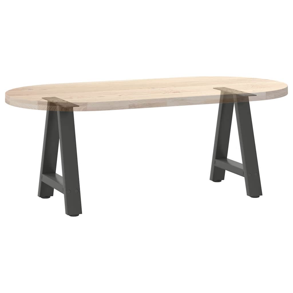 Coffee Table Legs A-Shaped 2 pcs Anthracite 50x(42-43) cm Steel