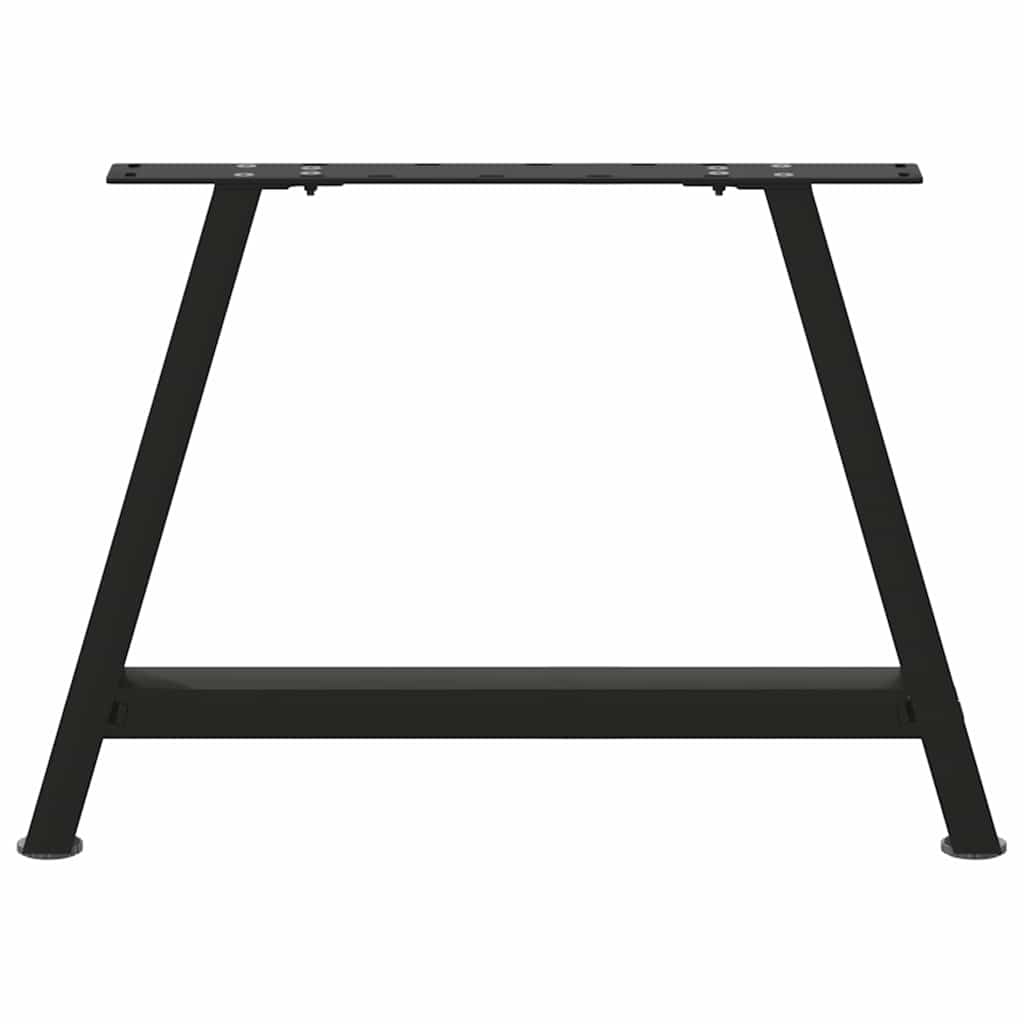 Coffee Table Legs A-Shaped 2 pcs Black 60x(42-43) cm Steel