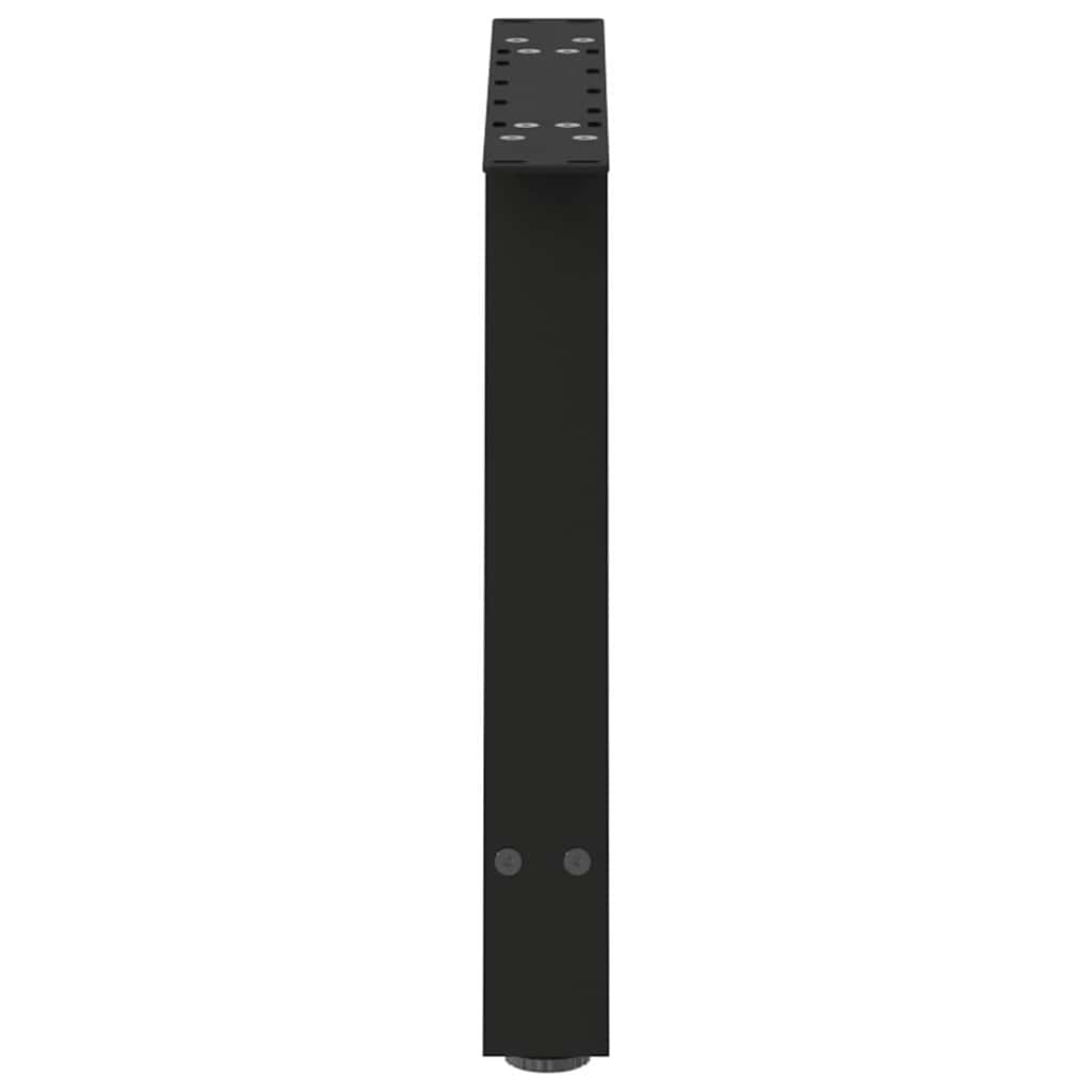 Coffee Table Legs A-Shaped 2 pcs Black 60x(42-43) cm Steel