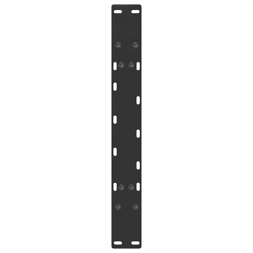 Coffee Table Legs A-Shaped 2 pcs Black 60x(42-43) cm Steel