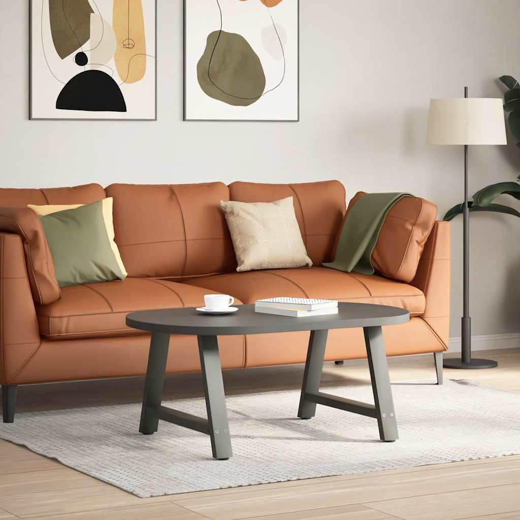 Coffee Table Legs A-Shaped 2 pcs Anthracite 60x(42-43) cm Steel