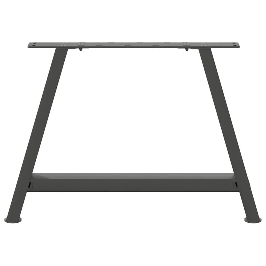 Coffee Table Legs A-Shaped 2 pcs Anthracite 60x(42-43) cm Steel
